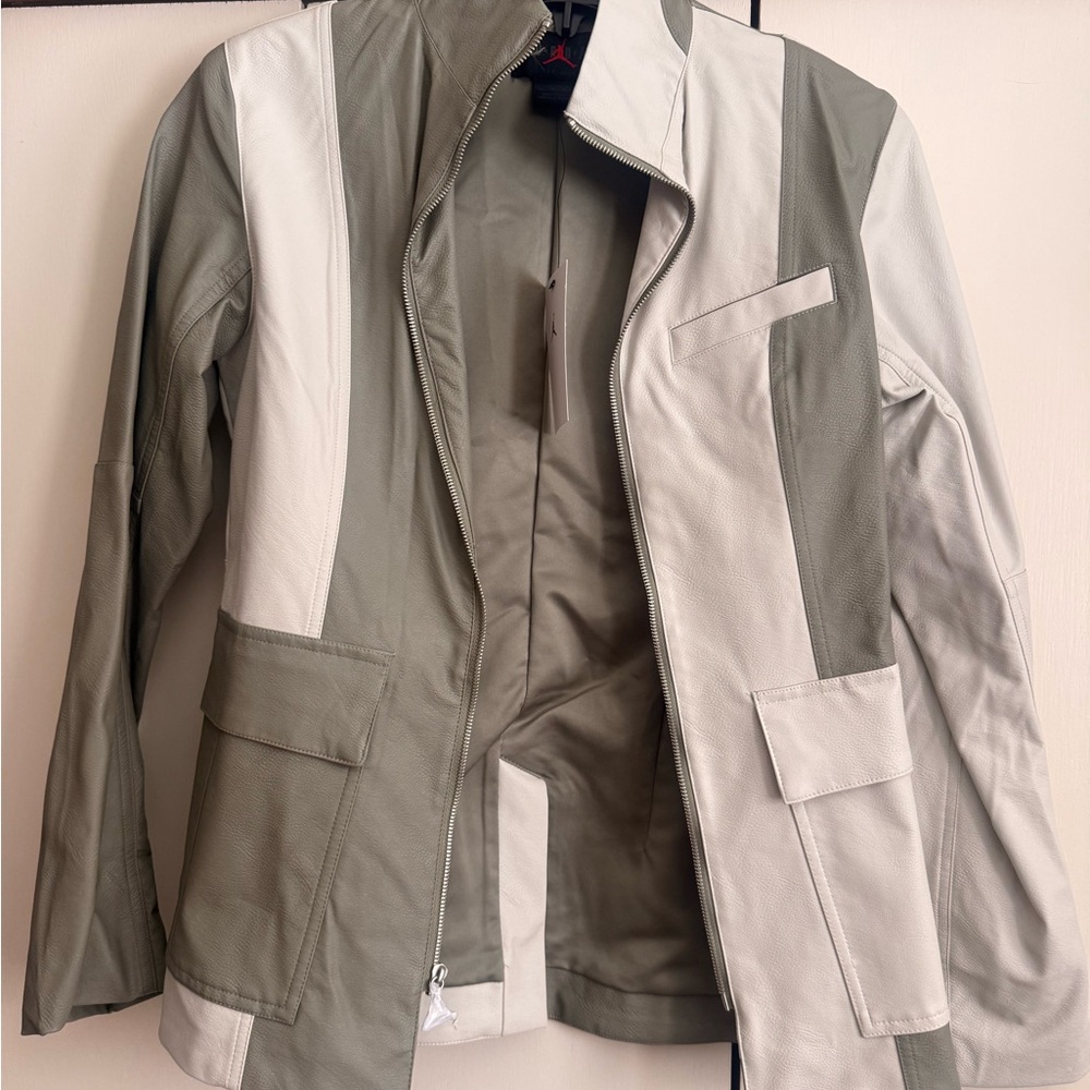 Jordan Olive and Gray Women's Jacket